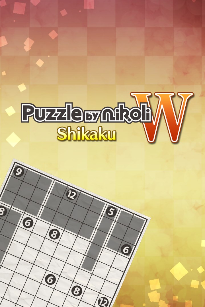 Puzzle by Nikoli W Shikaku image