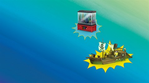 The Sims™ 4 Bikini Bottom Bundle - Conch Street Aquarium and The Flying Dutchman's Jungle Gym