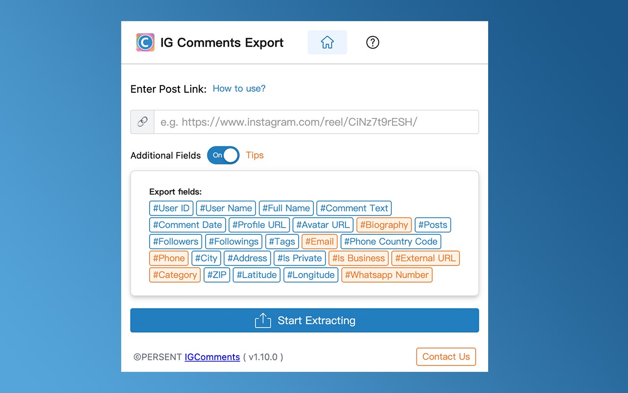 IgComment - IG Comments Export