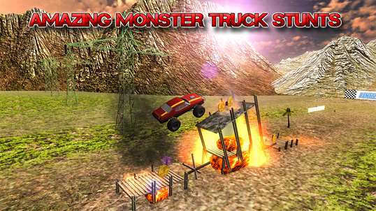 Monster Truck Stunts-Offroad Hill Climb Driving screenshot 2