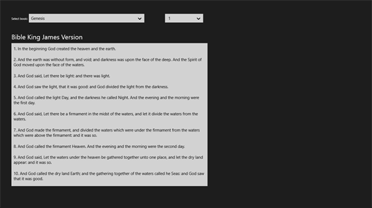 Bible King James Version screenshot 1