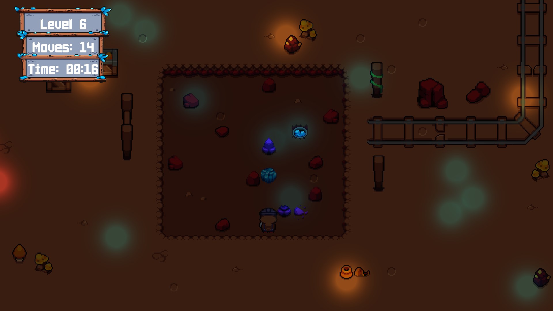 Sokobear Cave 關卡場景展示