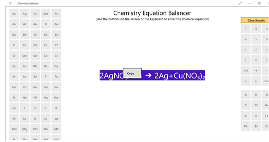 Chemistry Balancer screenshot 4