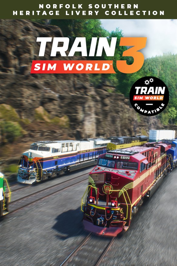 Train Sim World 4 Compatible: Norfolk Southern Heritage Livery Collection Add-On Xbox Series X|S and Xbox One cover art