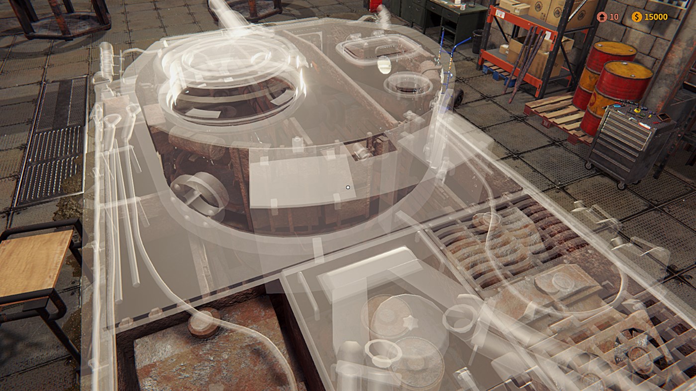 #5. Tank Mechanic Simulator - Reinforced Ultimate (Xbox) By: PlayWay S.A.