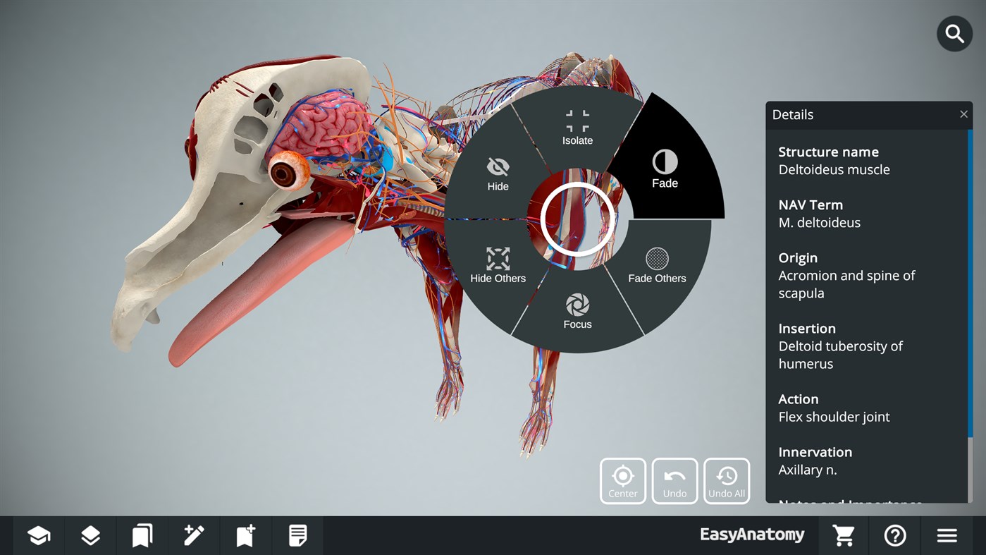 #1. EasyAnatomy - 3D Canine Anatomy (Windows) Podle: LlamaZOO Interactive Inc.