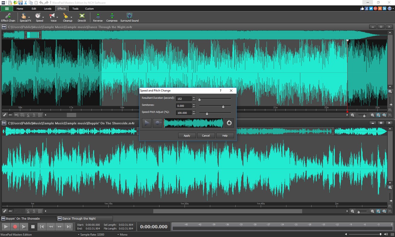 #6. WavePad (Windows) Door: NCH Software