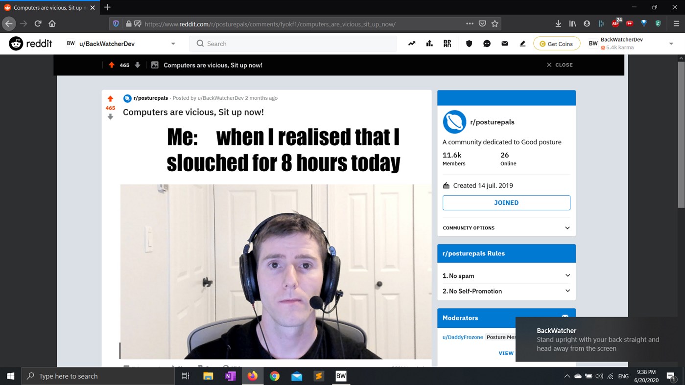 #3. BackWatcher (Windows) Με: BackWatcher Dev