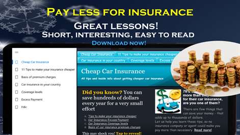 Cheap Car Insurance! Get best car insurance quotes Screenshots 1