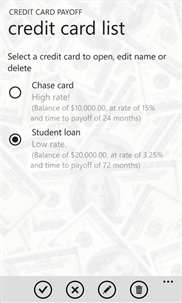 Credit Card Payoff Free screenshot 8