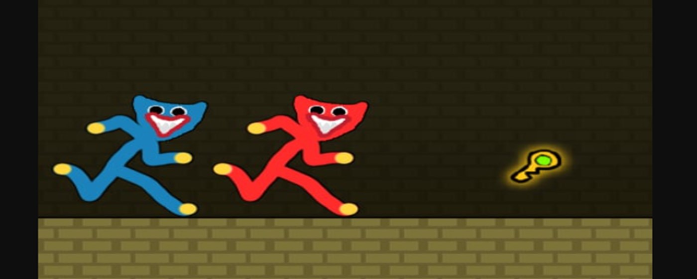 Red And Blue Stickman Huggy Game marquee promo image