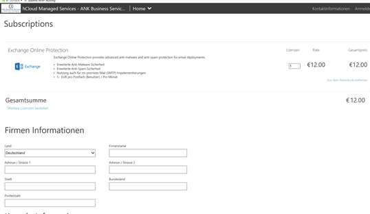 hCloud Business WebShop screenshot 3