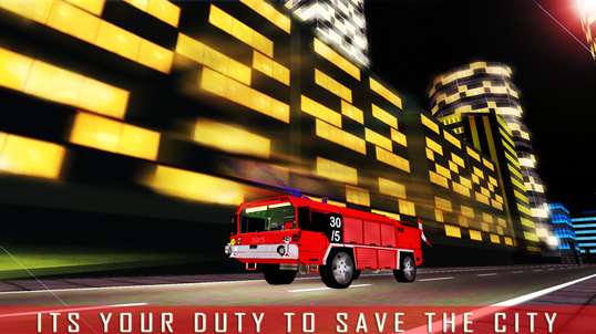 Fire Truck Simulator 2015 screenshot 2