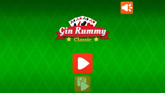 Gin Rummy Classic II screenshot 1