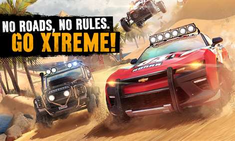 Screenshot: NO ROAD, NO RULES. 
GO XTREME!