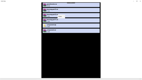 UnRar Metro Screenshots 2