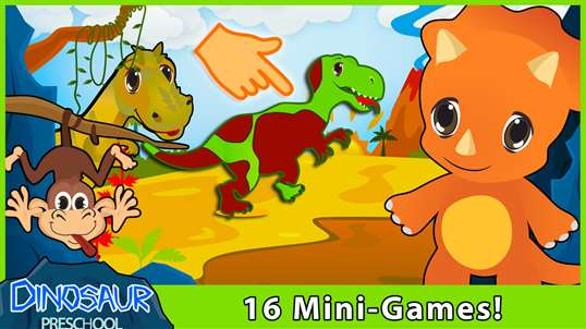 Dinosaur Preschool - Educational learning games for kids! screenshot 5