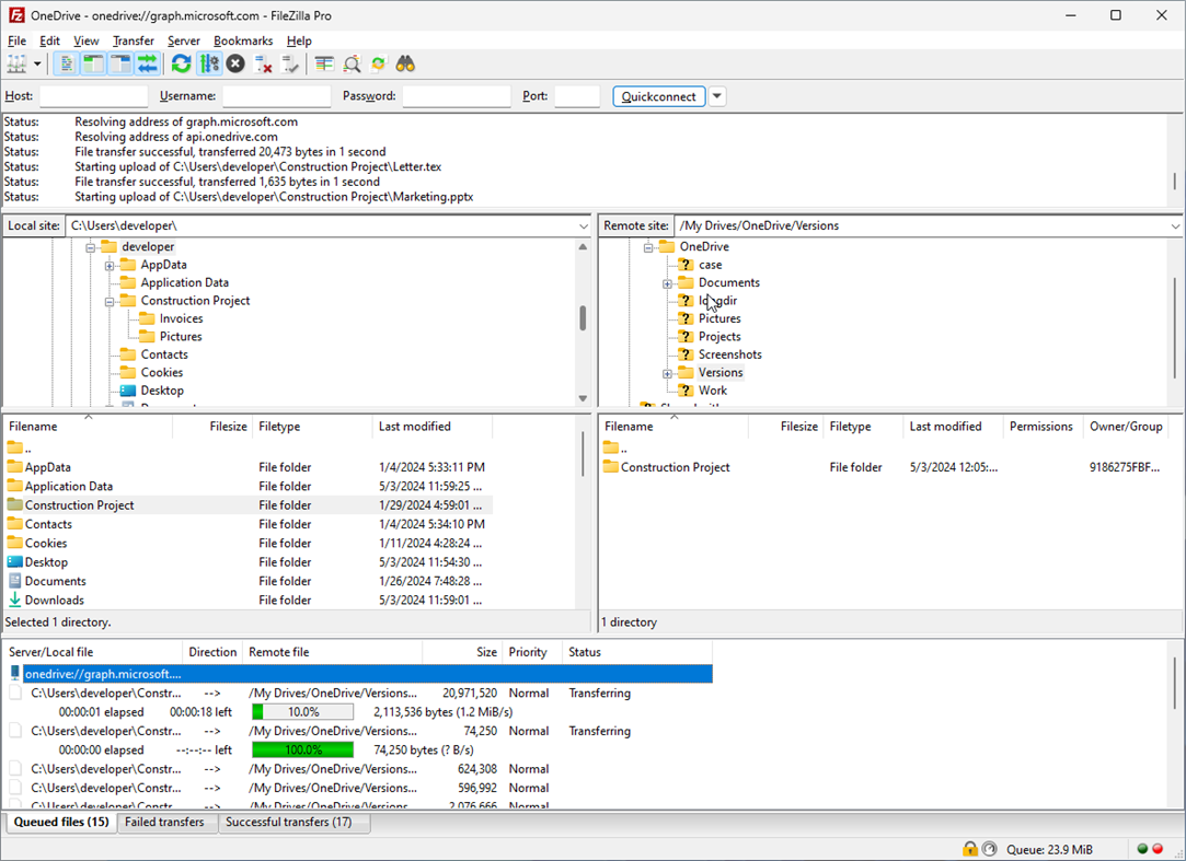 #3. FileZilla Pro (Windows) By: Business Follows srl