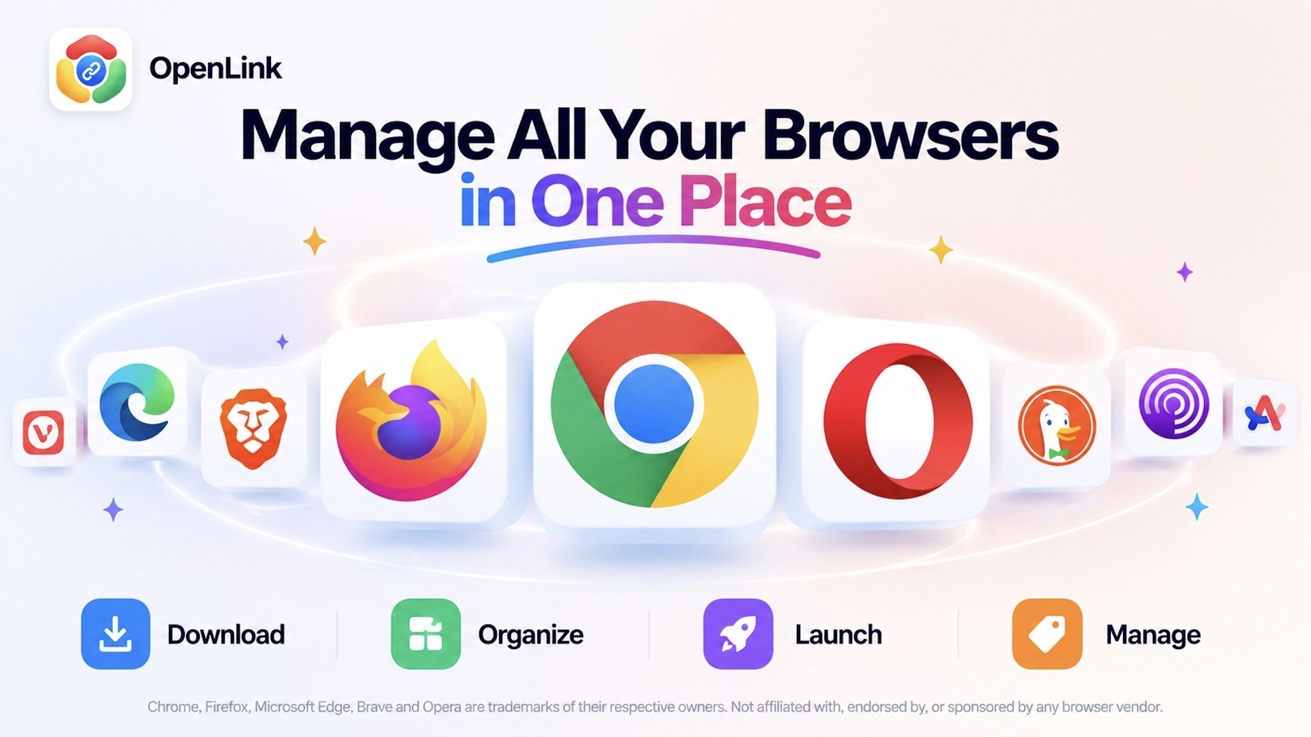 Openlink for Chrome, Firefox screenshot