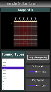 Simple Guitar Tuner screenshot 3
