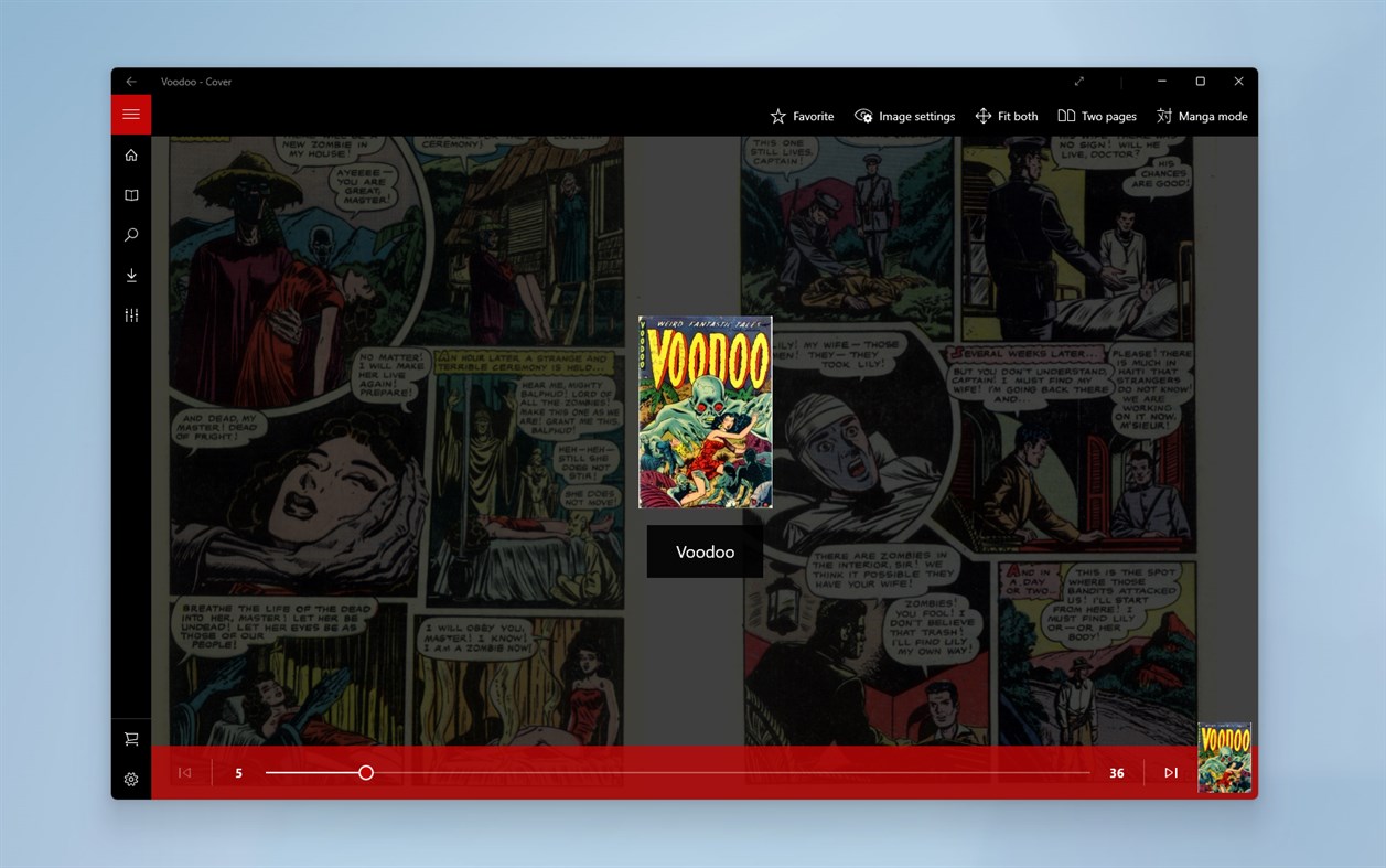 #4. Cover - Comic reader (Windows) Podle: French Fry Software