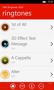 SMS Ringtones 2014 screenshot 1