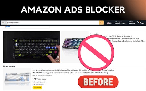 Amazon Ads Blocker Stats, Downloads & Safety Check | Chrome-Stats