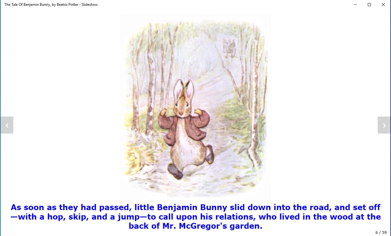 【图】The Tale Of Benjamin Bunny, by Beatrix Potter – Slideshow(截图3)