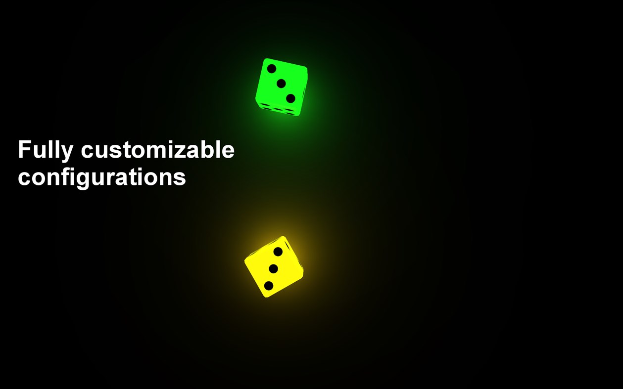 #3. Dice 3D 7pixels (Windows) 由: 7pixels