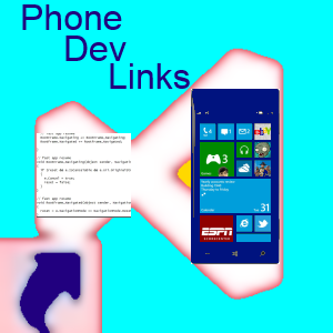 get phone dev links microsoft store