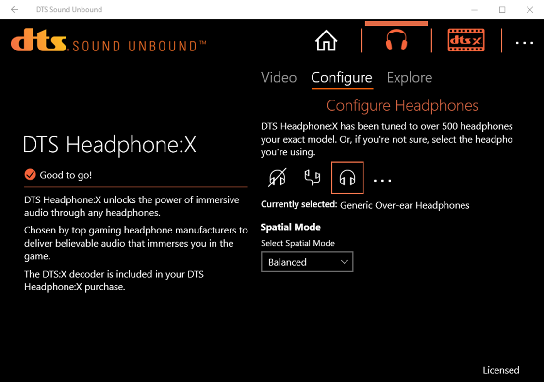 #4. DTS Sound Unbound (Windows) Door: DTS, Inc.