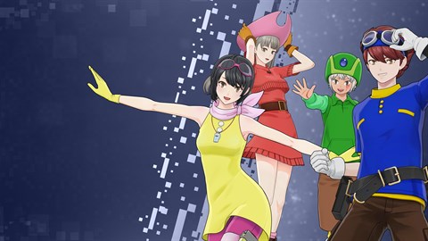 デジモンストーリー タイムストレンジャー コスチューム「選ばれし子どもたちセット」