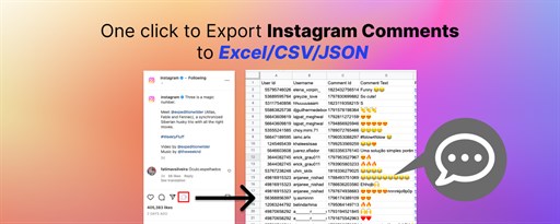 IG Comments Exporter for Instagram™️ marquee promo image