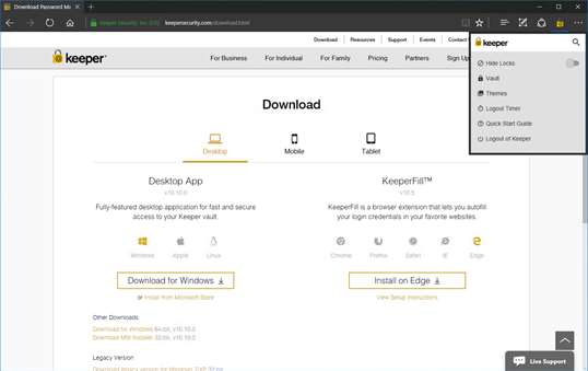 Keeper® for Microsoft Edge - Password Manager & Digital Vault screenshot 6