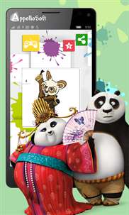 Kung Fu Panda Paint screenshot 1