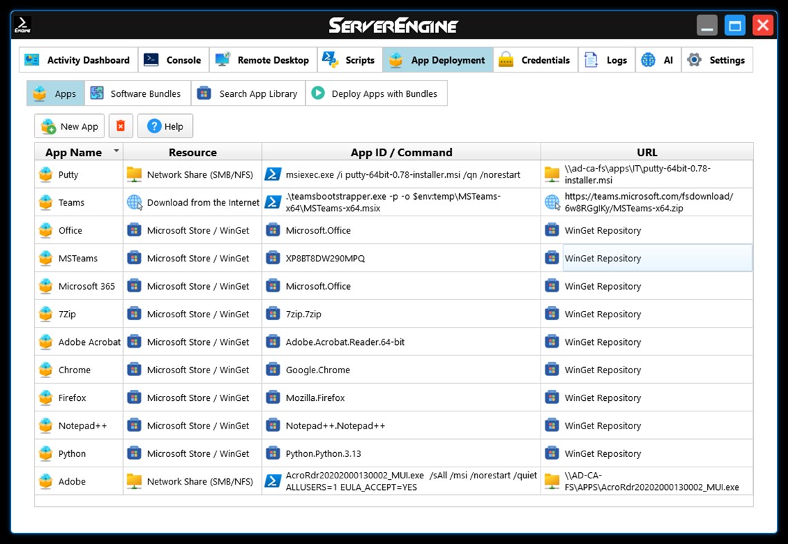 #6. ServerEngine (Windows) Με: CForce-IT, Claudio Orlando