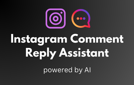 InstaReply: ChatGPT Comment Assistant for Instagram small promo image