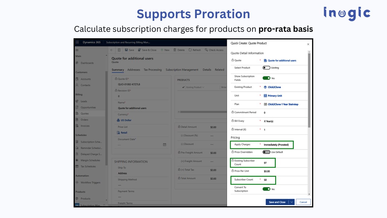 Snapshot 6 of Subscription and Recurring Billing Management for Dynamics 365 CRM