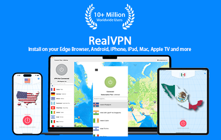 RealVPN - Best Proxy VPN for Edge small promo image