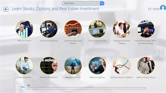 Learn Stocks, Options and Real Estate Investment by WAGmob screenshot 4