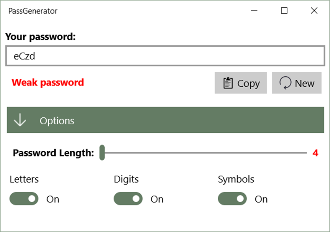 #2. PassGenerator (Windows) di: RGBSoft