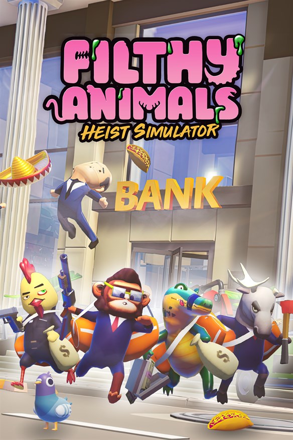 Filthy Animals | Heist Simulator Xbox Series X|S and Xbox One cover art