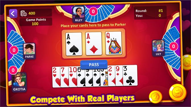 free hearts card game download windows 10
