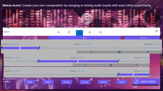 Music Editor & Video Editor : Trim,Convert,Extract and Mix AudioBooks For Audacity screenshot 2