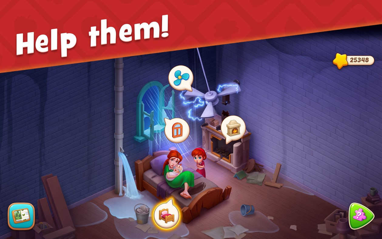 #8. Gardenscapes (Windows) By: Playrix