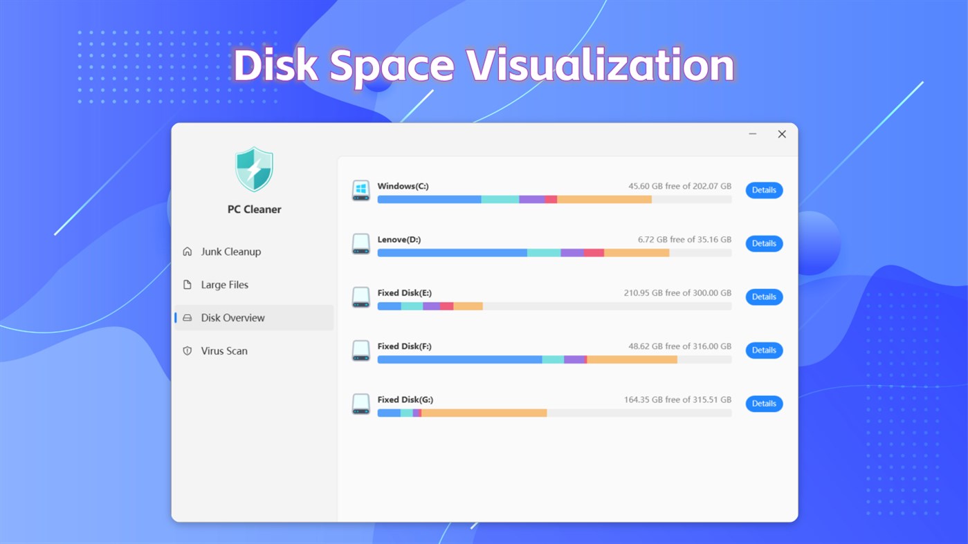 #3. PC Cleaner - Disk Clean & Virus Scan (Windows) By: Baronan