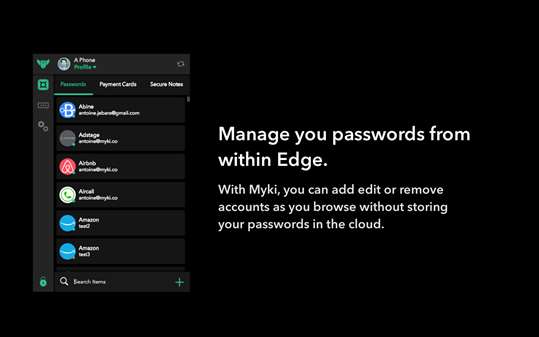 Myki Password Manager & Authenticator screenshot 1