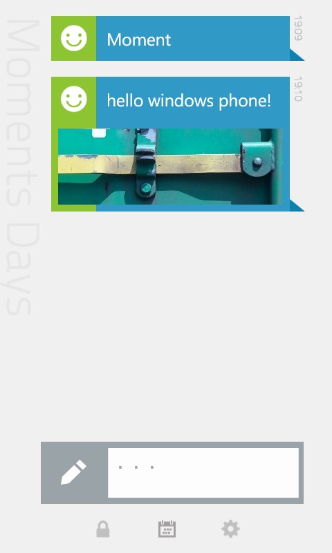 Screenshot 1 [+]Moments Free windows