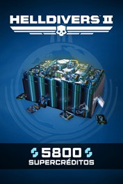 HELLDIVERS™ 2: 5800 supercréditos