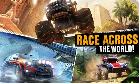 Screenshot: RACE ACROSS 
THE WORLD!